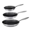 Grytset & Kastrullset-Hâws Santo hybrid coating stekpanneset 3 delar, Rostfritt stål
