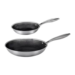Santo hybrid coating stekpanneset 2 delar, Rostfritt stål^Hâws Online