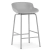 Hyg barstol metallben 65 cm, Grå^Normann Copenhagen Online