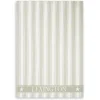 Icons Waffle Striped kökshandduk 50x70 cm, Sage green-white^Lexington Sale
