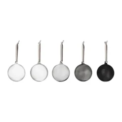 Juldekorationer & Julpynt-Iittala glaskula Ø8 cm 5-pack, Grå