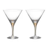 Cocktailglas|Drinkglas-Orrefors Intermezzo martiniglas 25 cl 2-pack, Guld
