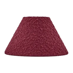 Lampskärmar-Globen Lighting Iris 20 lampskärm, Bouclé burgundy