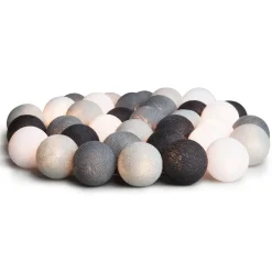 Ljusslingor & Dekorationsbelysning-Irislights Graphic Grey, 35 bollar