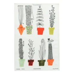 Kökshanddukar|Kökshanddukar-Almedahls Italiensk blomsterhylla kökshandduk 47x70 cm, Multi