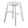 Pallar-FDB Møbler J27 pall, Beech white painted