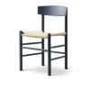 Stolar-Fredericia Furniture J39 stol, Indigo blue-flätad natur