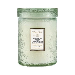 Doftljus & Doftpinnar-Voluspa Japonica doftljus i glasburk 50 timmar, French Cade & Lavender