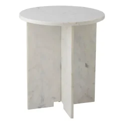 Avlastningsbord & Sidobord-Bloomingville Jasmia sidobord, Vit marmor