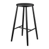 J27B barstol, Beech black painted^FDB Møbler New