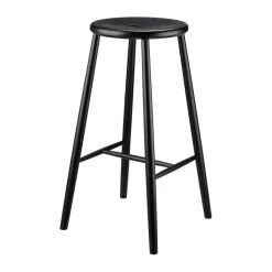 J27B barstol, Beech black painted^FDB Møbler New