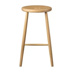 J27C Counter barstol, Beech nature lacquered^FDB Møbler Discount
