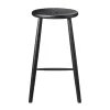 Barstolar-FDB Møbler J27C Counter barstol, Beech black painted