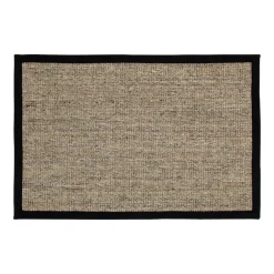 Dörrmattor-Dixie Jenny Sisal dörrmatta natur-svart, 60x90 cm