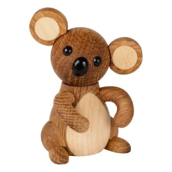 Träfigurer-Spring Copenhagen Joey koala dekoration, Ek-ask