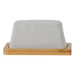 Smöraskar-Bloomingville Josefine smörask med fat, Grå