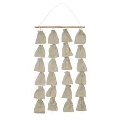 Joyful adventskalender 75 cm, Beige^Scandi Living Clearance