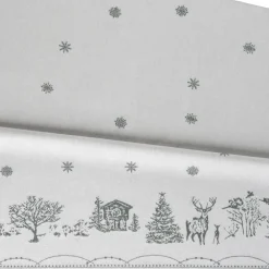 Julemorgen duk , Vit-grön, 140x240 cm^Wik & Walsøe Online