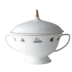 Soppterriner-Wik & Walsøe Julemorgen terrin, vit