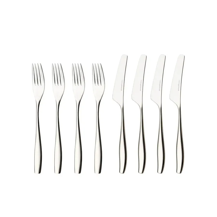 Förrättsbestick|Bestickset-Hardanger Bestikk Julie förrättsbestick 8 delar, Rostfritt stål