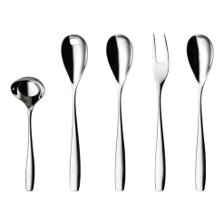 Julie serveringsset 5 delar, Rostfritt stål^Hardanger Bestikk Outlet