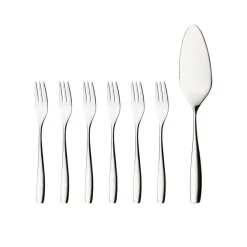 Tårtspadar-Hardanger Bestikk Julie tårtset 7 delar, Rostfritt stål