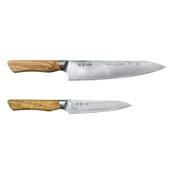 Kaizen knivset Gyoto 18 cm & Petty 12 cm, 2 delar^Satake Hot