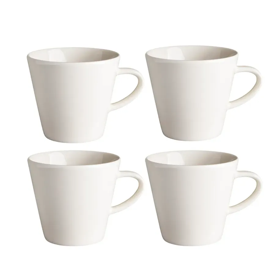 Kaffekoppar-Scandi Living Kalk mugg 30 cl 4-pack, vit