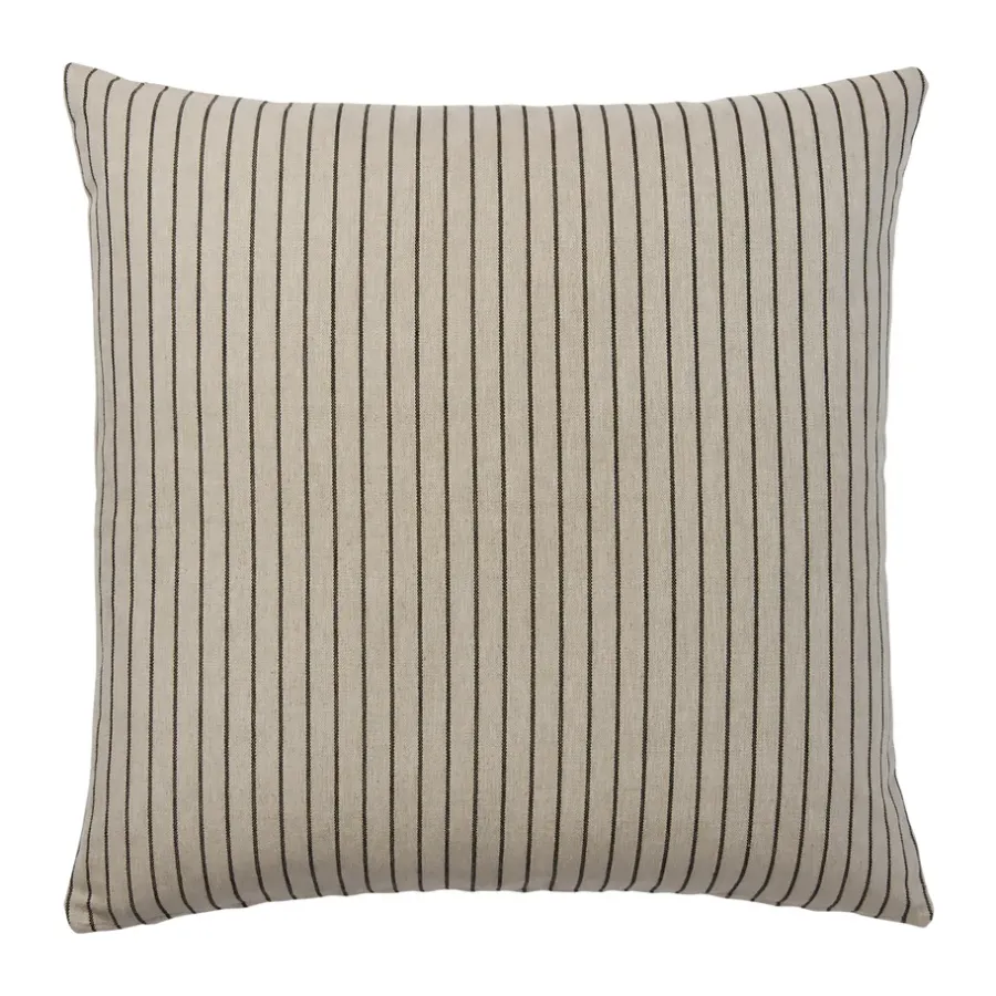 Karen kuddfodral, Light beige-black, 60x60 cm^Broste Copenhagen Online