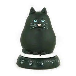 Katt timer, svart^Bengt Ek Design Hot