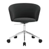 Kontorsstolar & Skrivbordsstolar-Hem Kendo Swivel kontorsstol med 5 hjul, Graphite-polished aluminium
