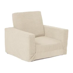 Kid's Base fåtölj vikbar, Naturvit^Kid's Concept Best