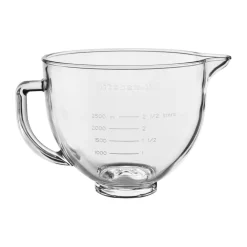 Tillbehör Köksmaskiner-KitchenAid glasskål med lock 4,7 L, Klar