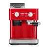 Testvinnare|Kaffemaskiner-KitchenAid halvautomatisk espressomaskin med kvarn, Candy apple