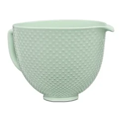 Tillbehör Köksmaskiner-KitchenAid keramikskål med handtag 4,7 L, Dew drop