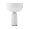 Kizu portable bordslampa, White marble^New Works Clearance