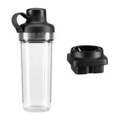 Tillbehör Köksmaskiner-KitchenAid K400+K150 behållare med lock+kniv 500 ml, Transparent