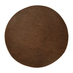 Knit matta Ø200 cm, Umber brown (Soft Rope)^Cane-line Clearance