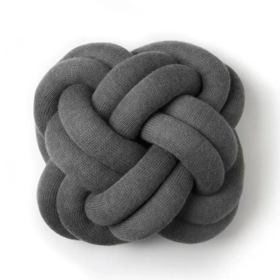 Knot kudde, grå^Design House Stockholm Outlet