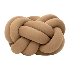 Sittpuffar-Design House Stockholm Knot kudde XL, Camel