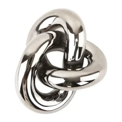 Dekorationsdetaljer-Cooee Design Knot Table small dekoration, Light Silver