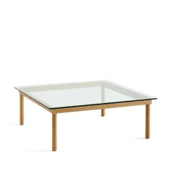 Soffbord-HAY Kofi soffbord, Oak-clear glass, 100 cm