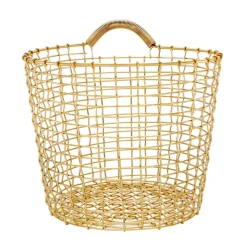 Trädgårdsdetaljer & Tillbehör·Förvaringskorgar Utomhus|Förvaringskorgar Utomhus-KORBO bin 16, mässing