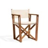 Kryss Lounge karmstol, Sunbrella Heritage Papyrus beige, teak^Skargaarden Clearance