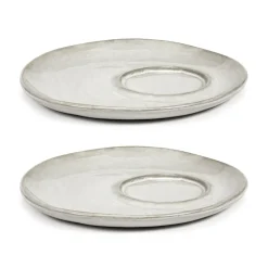 Kaffefat & Tefat-Serax La Mère fat till espressokopp Ø11 cm 2-pack, Off white