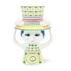 Vaser-Bjørn Wiinblad Lady with hat vas H24,5 cm, Grön