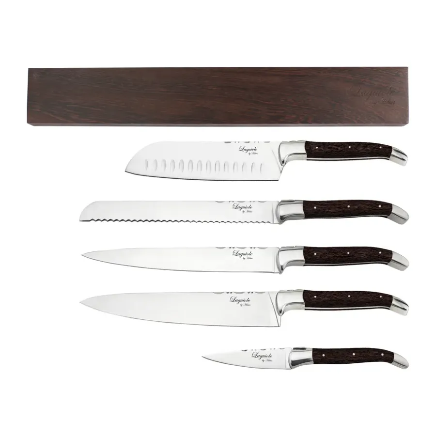 Laguiole by knivset med magnetlist 6-delar, Wengé^Hâws New