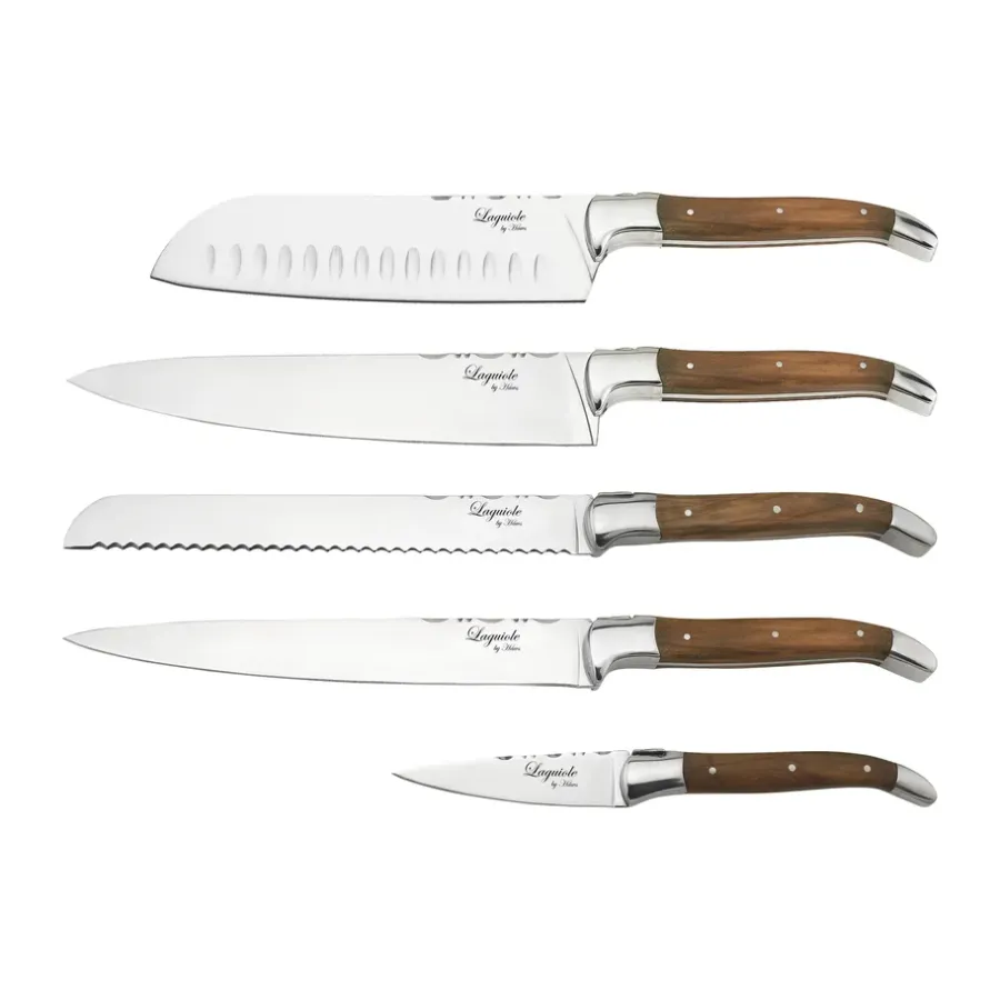 Laguiole By kockknivsset 5-delar, Olive^Hâws Clearance