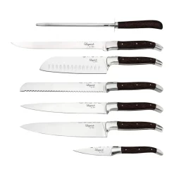 Knivset-Hâws Laguiole By kockknivsset 7-delar, Wengé