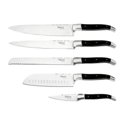 Knivset-Hâws Laguiole By kockknivsset 5-delar, Black Wood